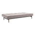Splitback Styletto Sofa Bed / Dark Wood 210x91cm